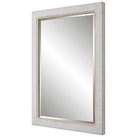 Image5 of Uttermost Cape Whitewash Rattan 29" x 41" Wall Mirror more views