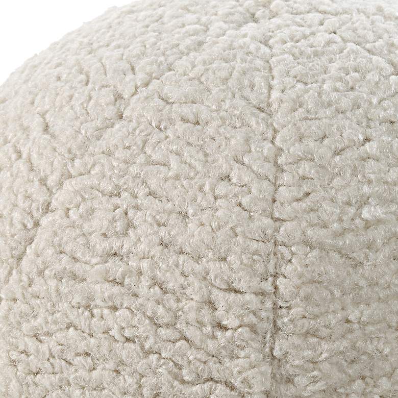 Image 3 Uttermost Capra Natural Fabric Ball Pillows Set of 2 more views