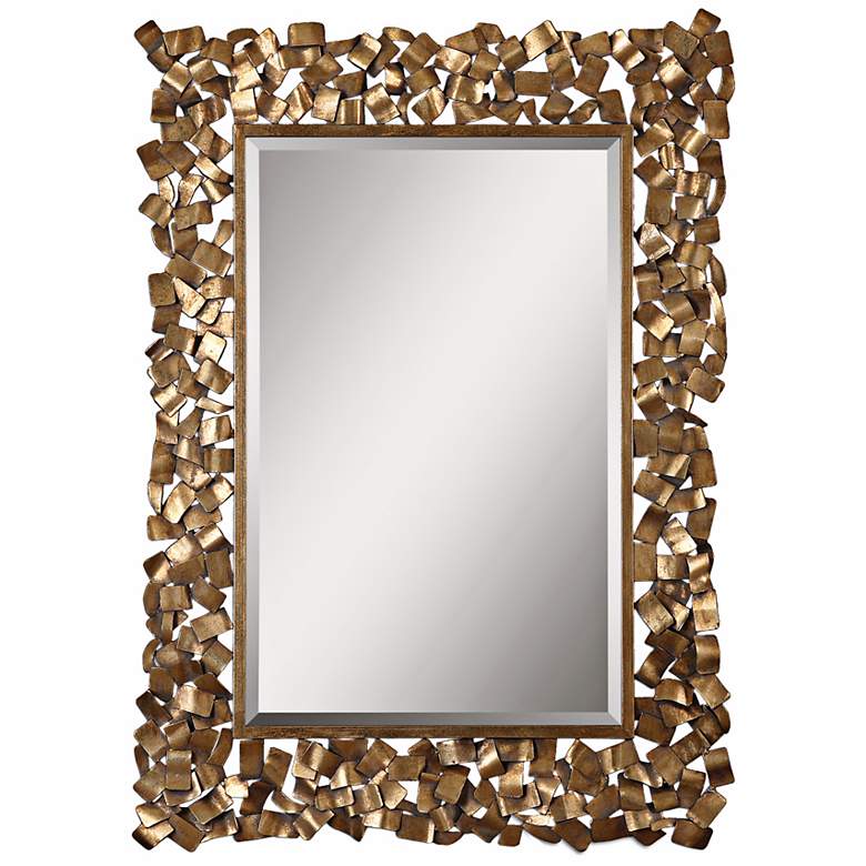 Image 1 Uttermost Capulin 53 1/2 inch High Welded Metal Mirror