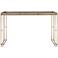 Uttermost Cardew 54"W Charcoal Gray and Brass Console Table