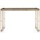 Uttermost Cardew 54"W Charcoal Gray and Brass Console Table