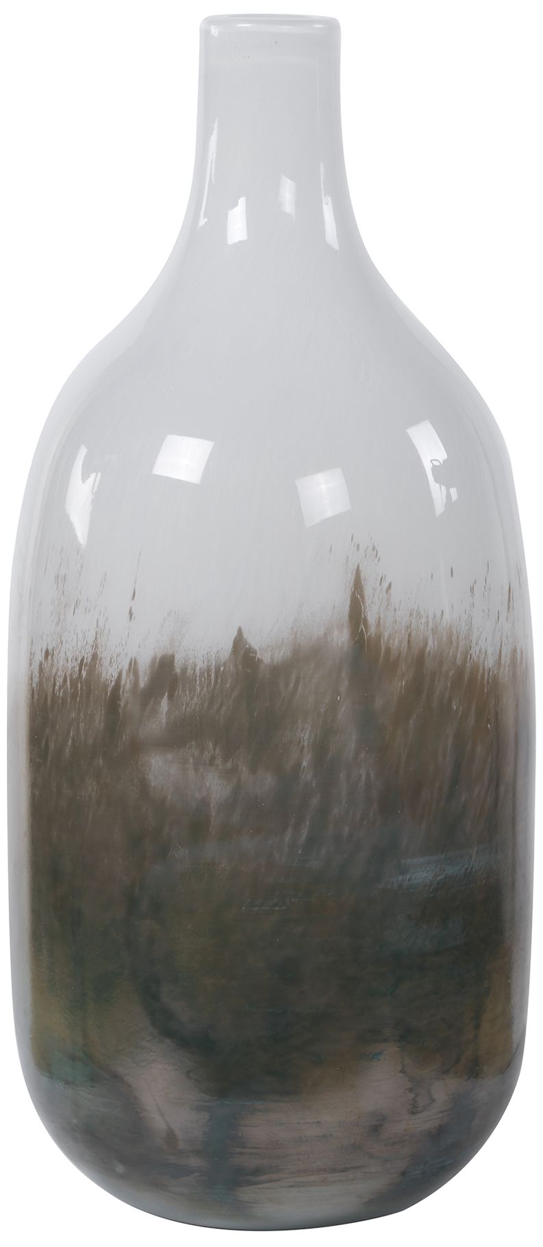 Image 4 Uttermost Cardoni Smoke Glass Set of 2 Vases more views