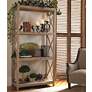 5_Uttermost Carmel Distressed Veneer Lamp Table more views