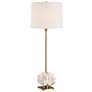 2_Uttermost Caronia 35 1/2" Ivory and Brass Buffet Lamp
