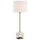 Uttermost Caronia 35 1/2" Ivory and Brass Buffet Lamp