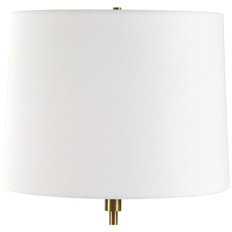 Image 4 Uttermost Caronia 35 1/2" Ivory and Brass Buffet Lamp more views