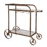 2_Uttermost Carrinho 38 1/4" Wide x 36 1/4" High Bar Cart