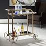 1_Uttermost Carrinho 38 1/4" Wide x 36 1/4" High Bar Cart