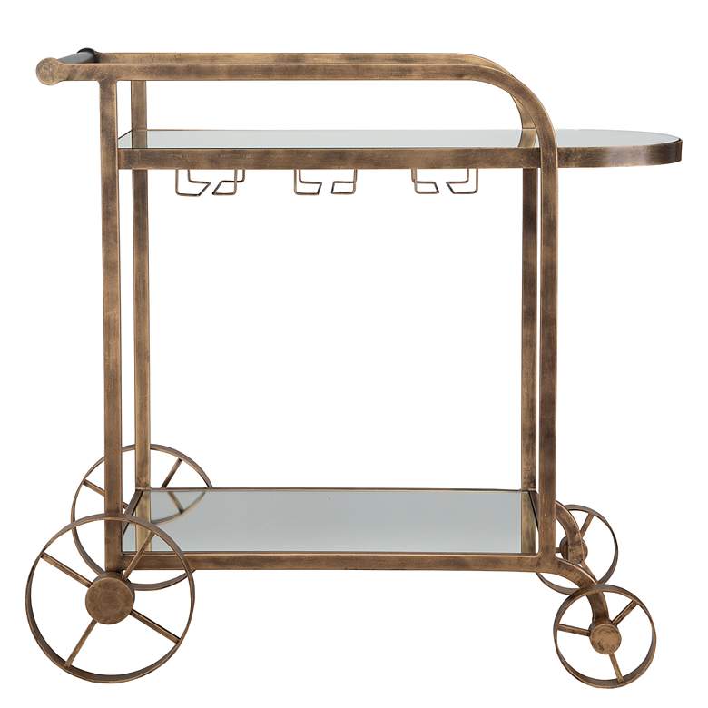 Image 3 Uttermost Carrinho 38 1/4" Wide x 36 1/4" High Bar Cart more views