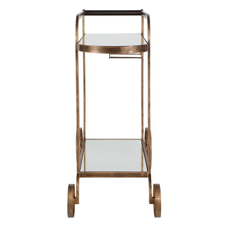 Image 4 Uttermost Carrinho 38 1/4" Wide x 36 1/4" High Bar Cart more views