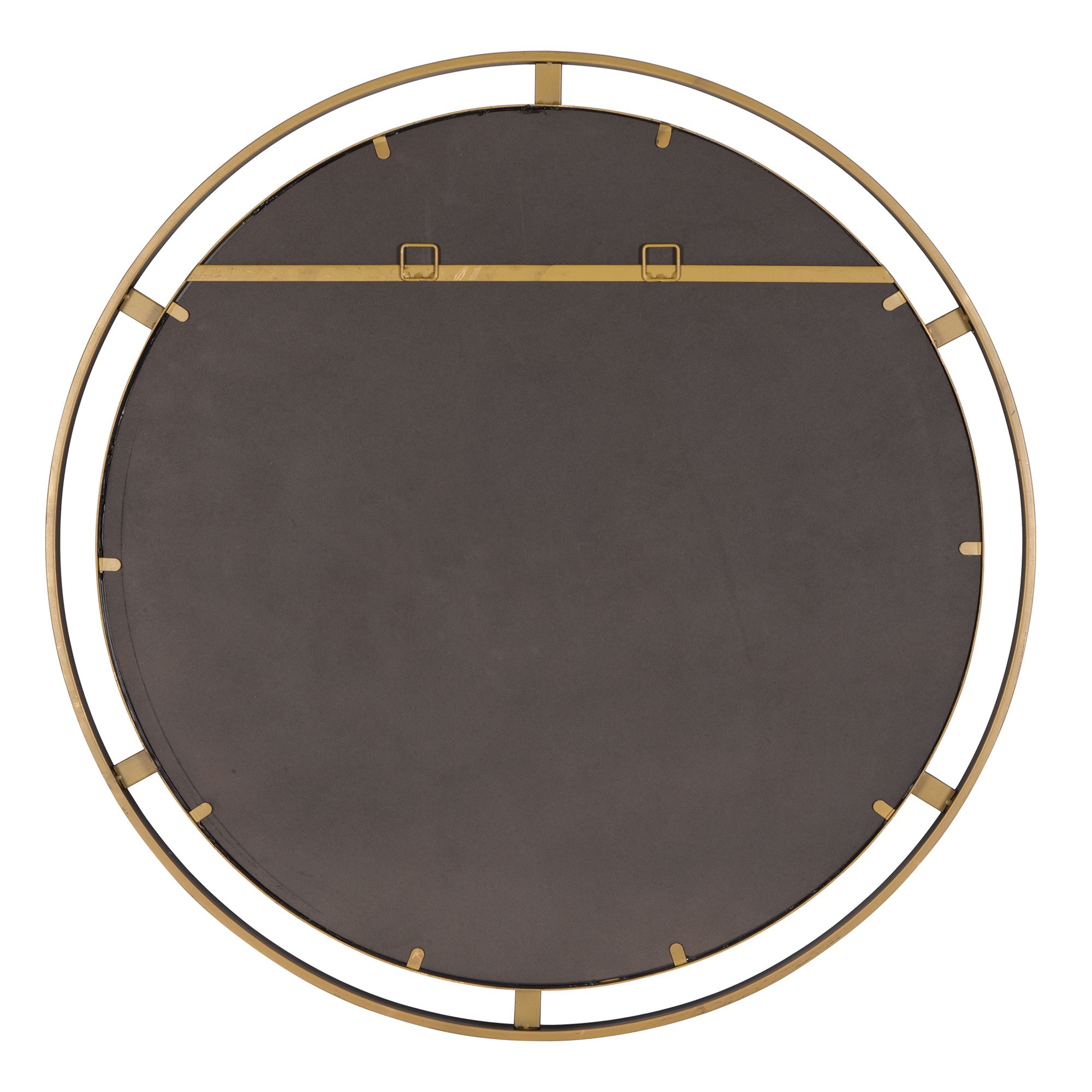 Image 4 Uttermost Carrizo Distressed Rustic Bronze 36 1/4" Round Wall Mirror more views