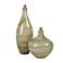 Uttermost Cascade 2-Piece Decorative Swirl Glass Bottle Set
