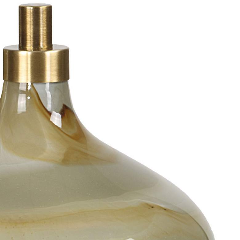 Image 5 Uttermost Cascade 2-Piece Decorative Swirl Glass Bottle Set more views