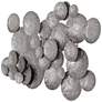 Uttermost Cassava 35 3/4" High Silver Metal Wall Art