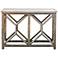 Uttermost Catali 41" Wide Oatmeal Wash Wood Console Table