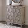 Uttermost Catori 34"W Smoked Ivory 2-Door Accent Cabinet