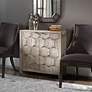 Thumbnail3 of Uttermost Catori 34"W Smoked Ivory 2-Door Accent Cabinet more views