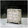 Uttermost Catori 34"W Smoked Ivory 2-Door Accent Cabinet