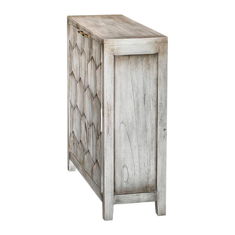 Image 7 Uttermost Catori 34"W Smoked Ivory 2-Door Accent Cabinet more views