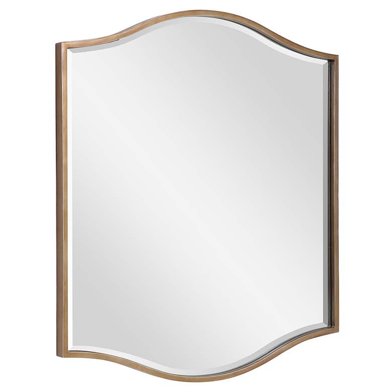 Image 4 Uttermost Cerise Antique Gold 36" x 40 3/4" Wall Mirror more views