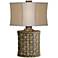 Uttermost Cestino Light Pecan And Gray Wash Table Lamp