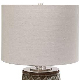 Image4 of Uttermost Cetona Old World Blue-Gray Accent Table Lamp more views