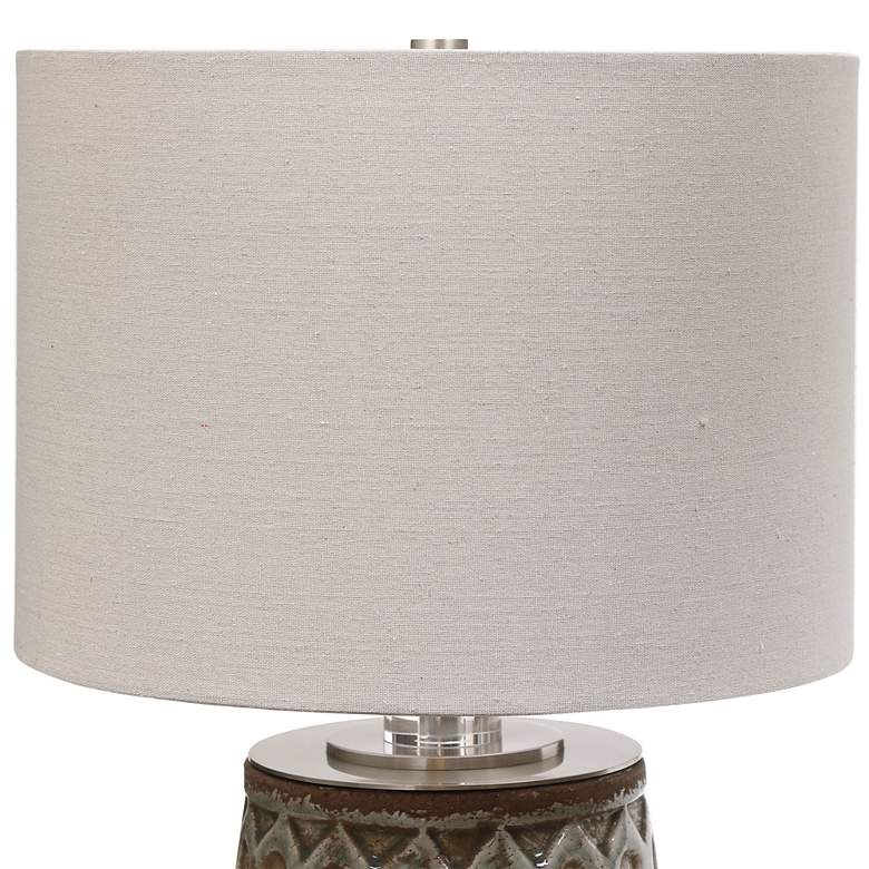 Image 4 Uttermost Cetona Old World Blue-Gray Accent Table Lamp more views