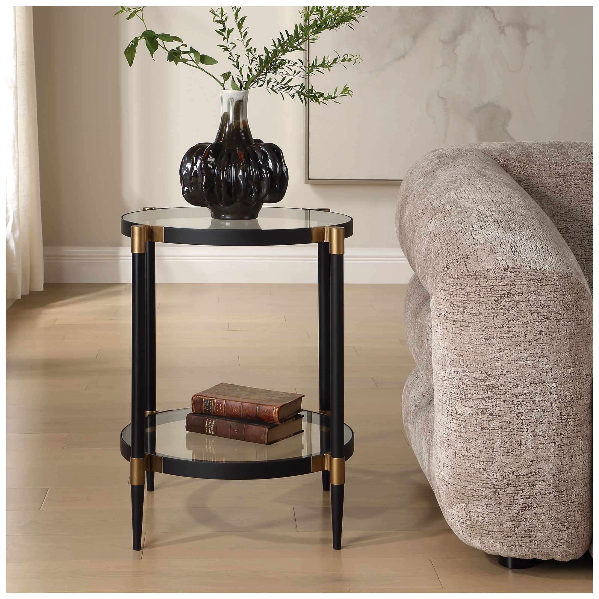 Image 3 Uttermost Chadid 21 3/4" Wide Side Table more views