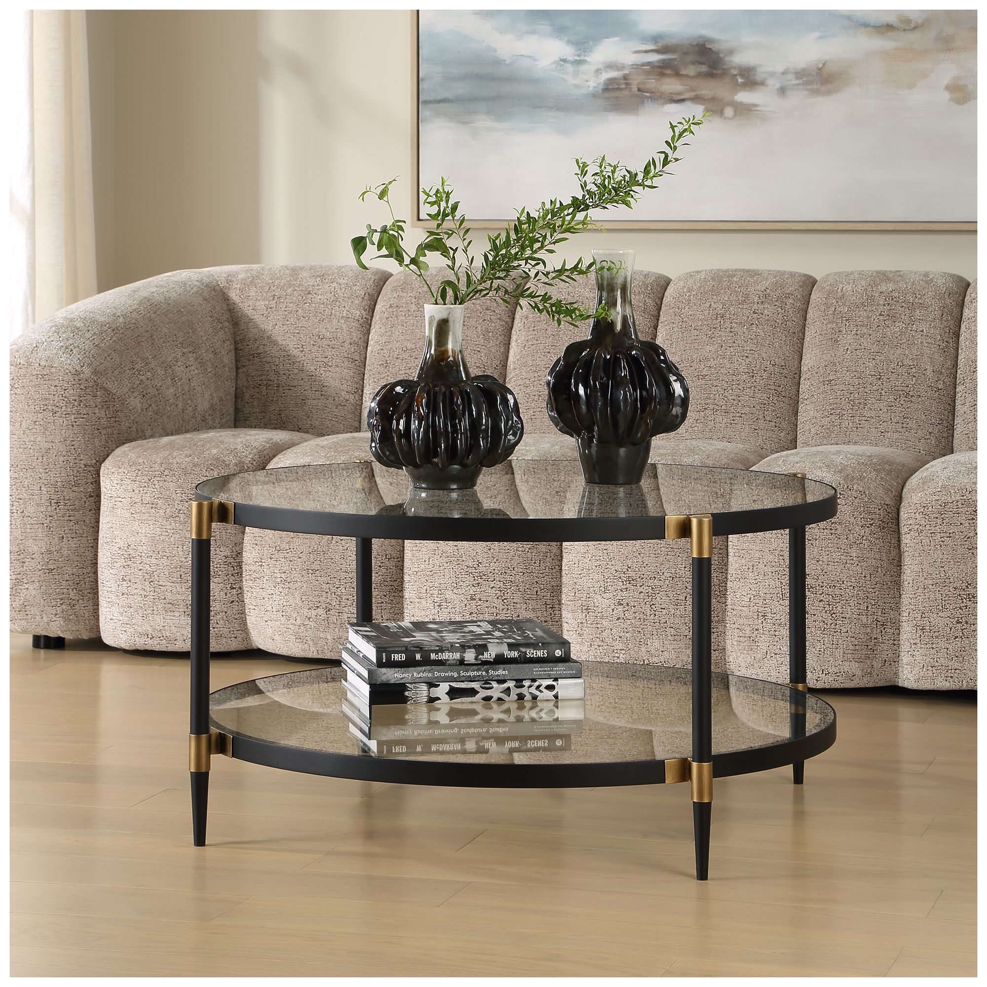 Image 3 Uttermost Chadid 39" Wide Coffee Table more views