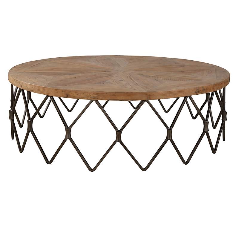 Image 4 Uttermost Chain Reaction 54" Round x 17" High Coffee Table more views