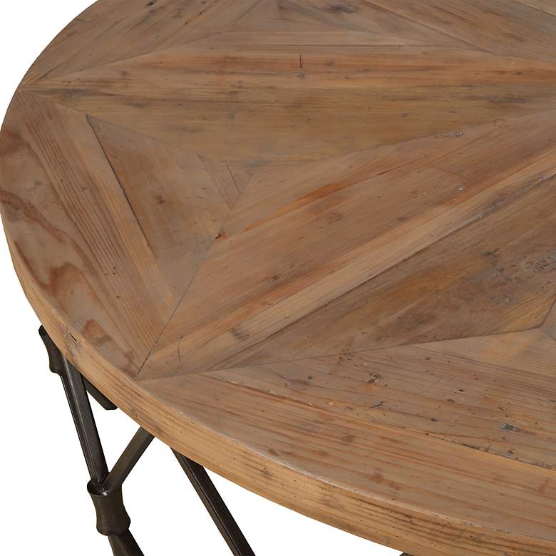 Image 5 Uttermost Chain Reaction 54" Round x 17" High Coffee Table more views