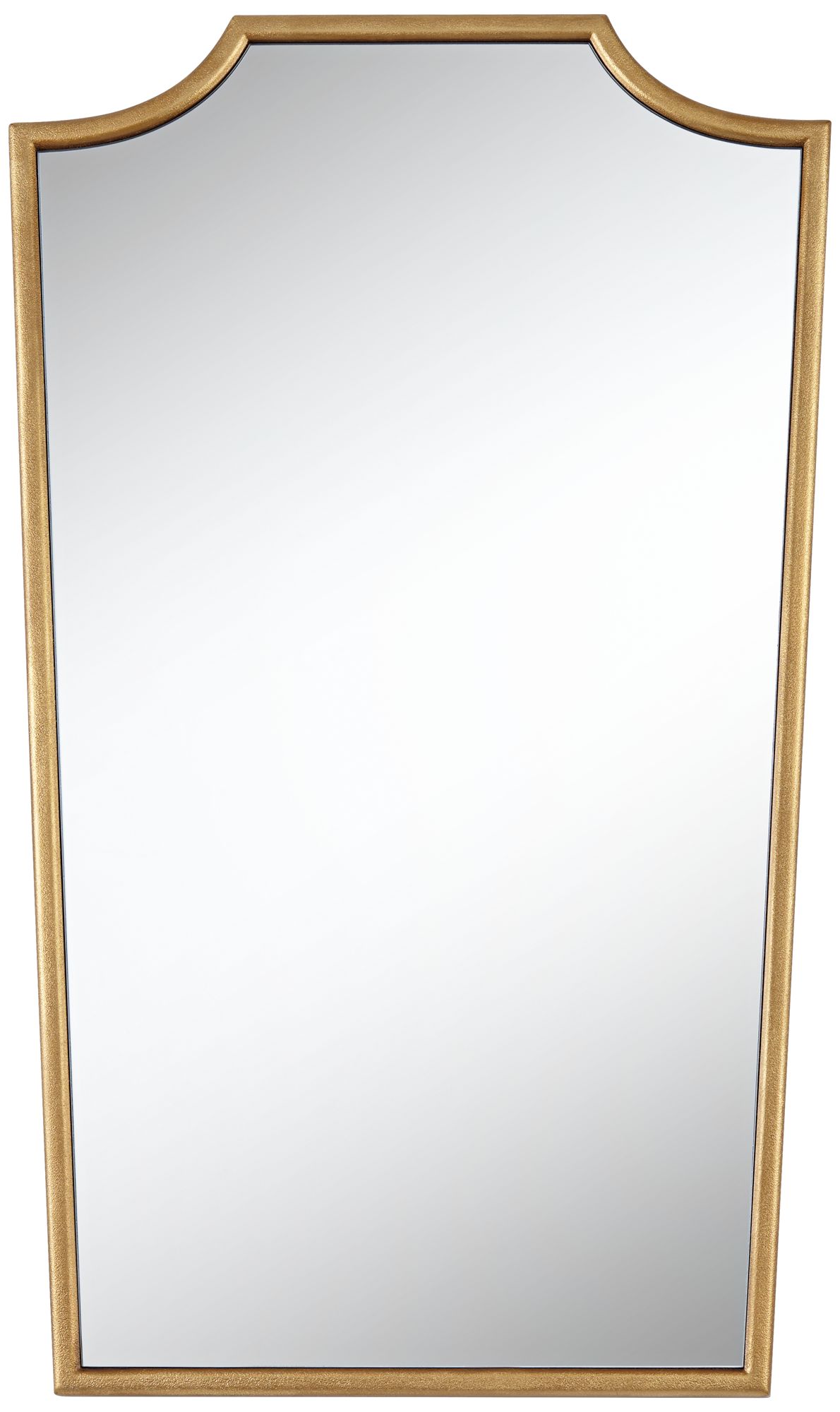 Image 2 Uttermost Champlain 22 x 36 3/4" Warm Gold Wall Mirror