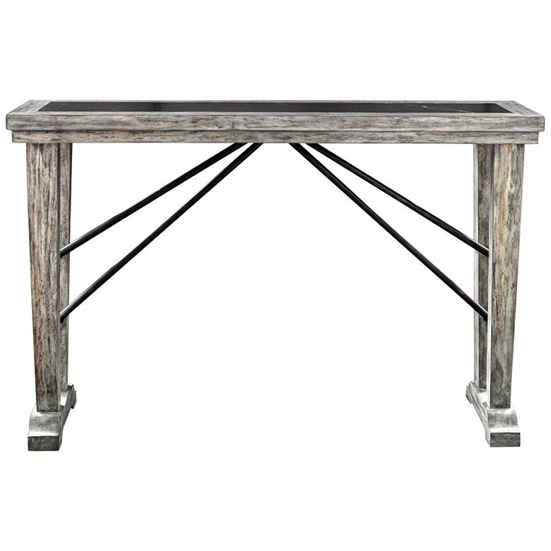 Image 1 Uttermost Chanler Distressed Driftwood Console Table