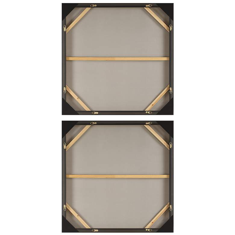 Image 5 Uttermost Characters 2-Piece 41" Square Hand Painted Framed Canvas Wall Art more views