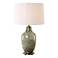 Uttermost Chianti 27 1/2" Olive Green Glass Table Lamp
