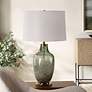 4_Uttermost Chianti 27 1/2" Olive Green Glass Table Lamp more views