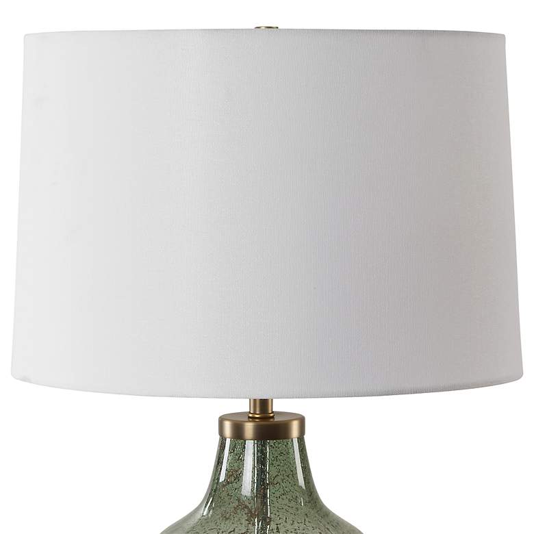 Image 6 Uttermost Chianti 27 1/2" Olive Green Glass Table Lamp more views