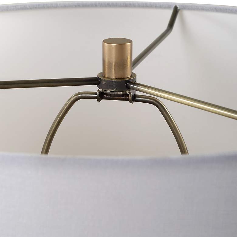 Image 7 Uttermost Chianti 27 1/2" Olive Green Glass Table Lamp more views