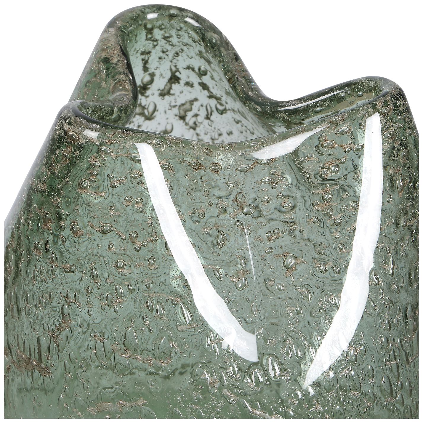 Image 5 Uttermost Chianti Blue-Green Glass Vases Set of 2 more views