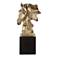 Uttermost Chiseled Horse Bust 13 1/4" H Sculpture