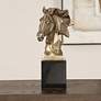 3_Uttermost Chiseled Horse Bust 13 1/4" H Sculpture more views