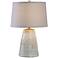 Uttermost Cholet Distressed Aged Ivory Blue Table Lamp