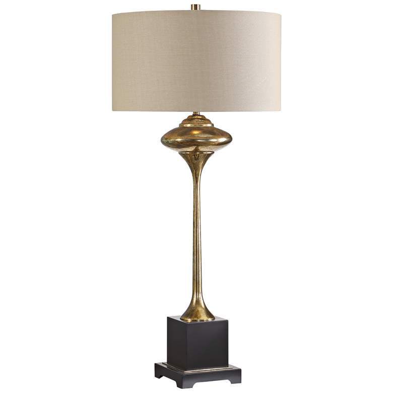 Image 1 Uttermost Christiani Metallic Golden Champagne Table Lamp