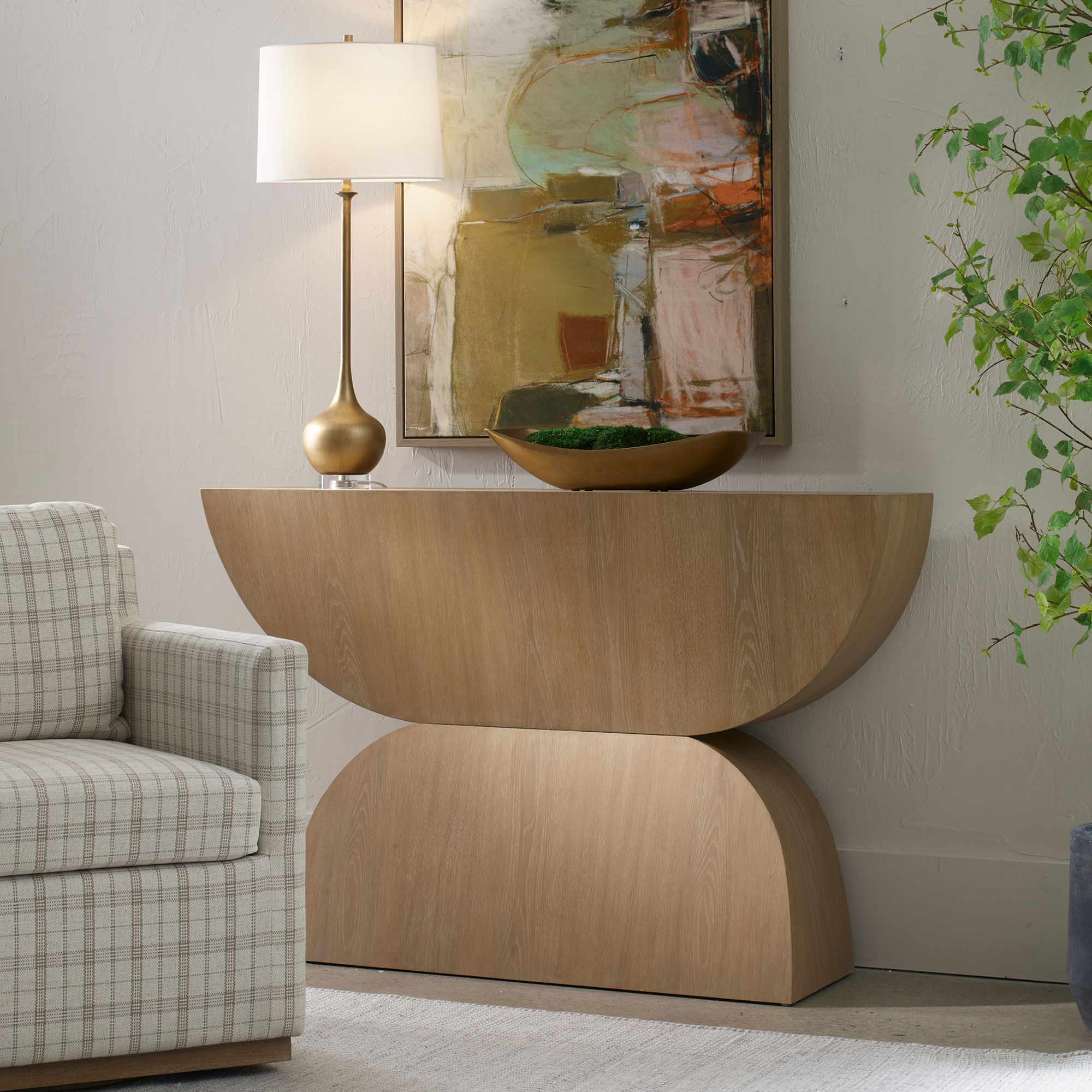 Image 6 Uttermost Ciano 52" Wide Console Table more views
