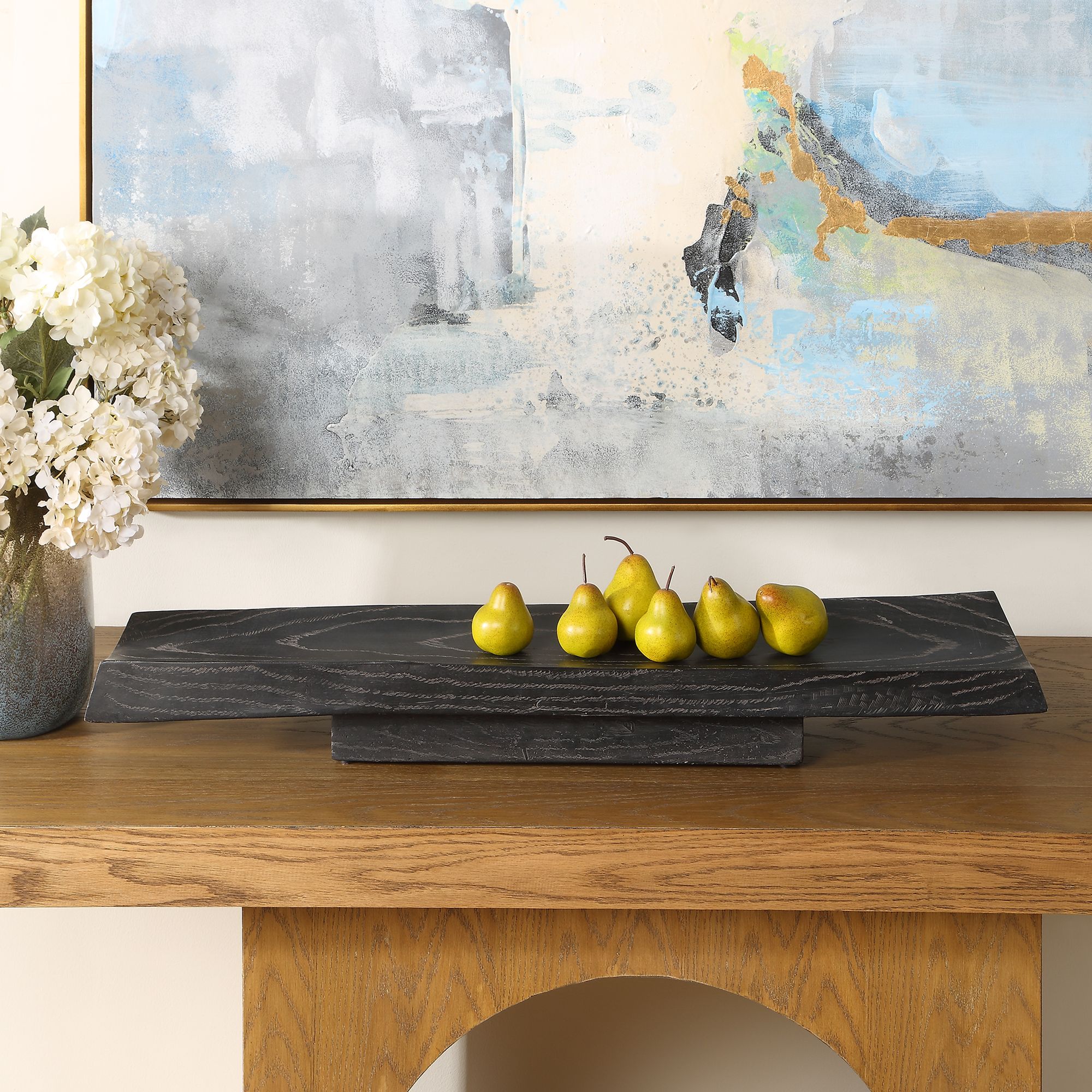 Image 3 Uttermost Ciaran 36 3/4" Wide Black Outdoor Tray more views