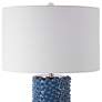 Uttermost Ciji Column 29 1/2" Deep Indigo Blue Ceramic Table Lamp