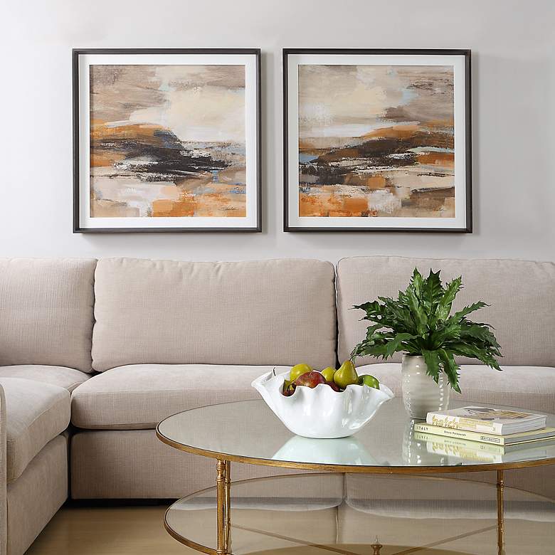 Image 1 Uttermost Cinnamon Shore 2-Piece Framed Prints