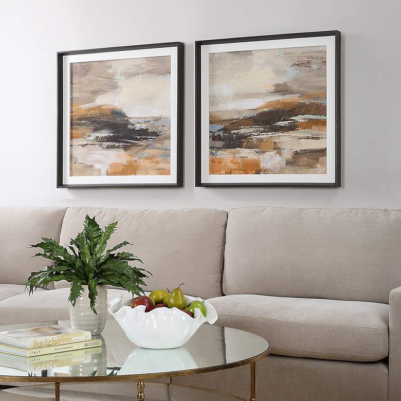 Image 3 Uttermost Cinnamon Shore 2-Piece Framed Prints more views