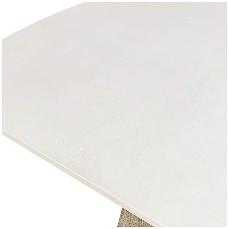 Image 5 Uttermost Circa Ceruse Wheat Outdoor Dining Table more views