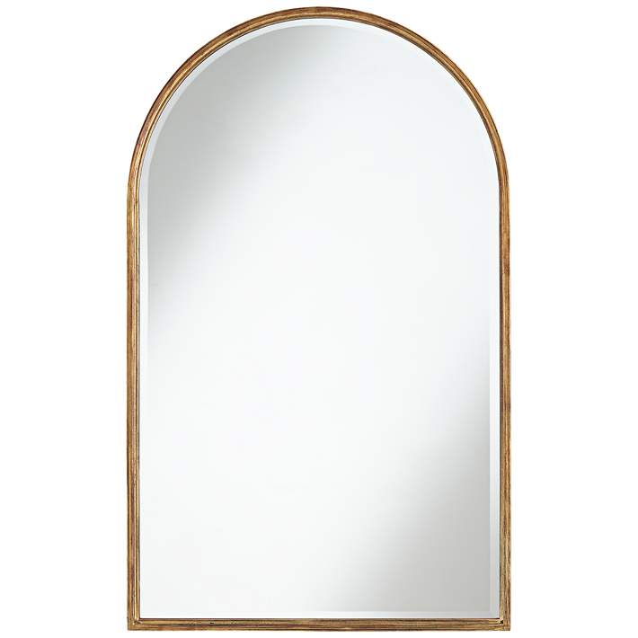 Uttermost Clara Gold 24 x 39 Arch Top Wall Mirror - #79P55